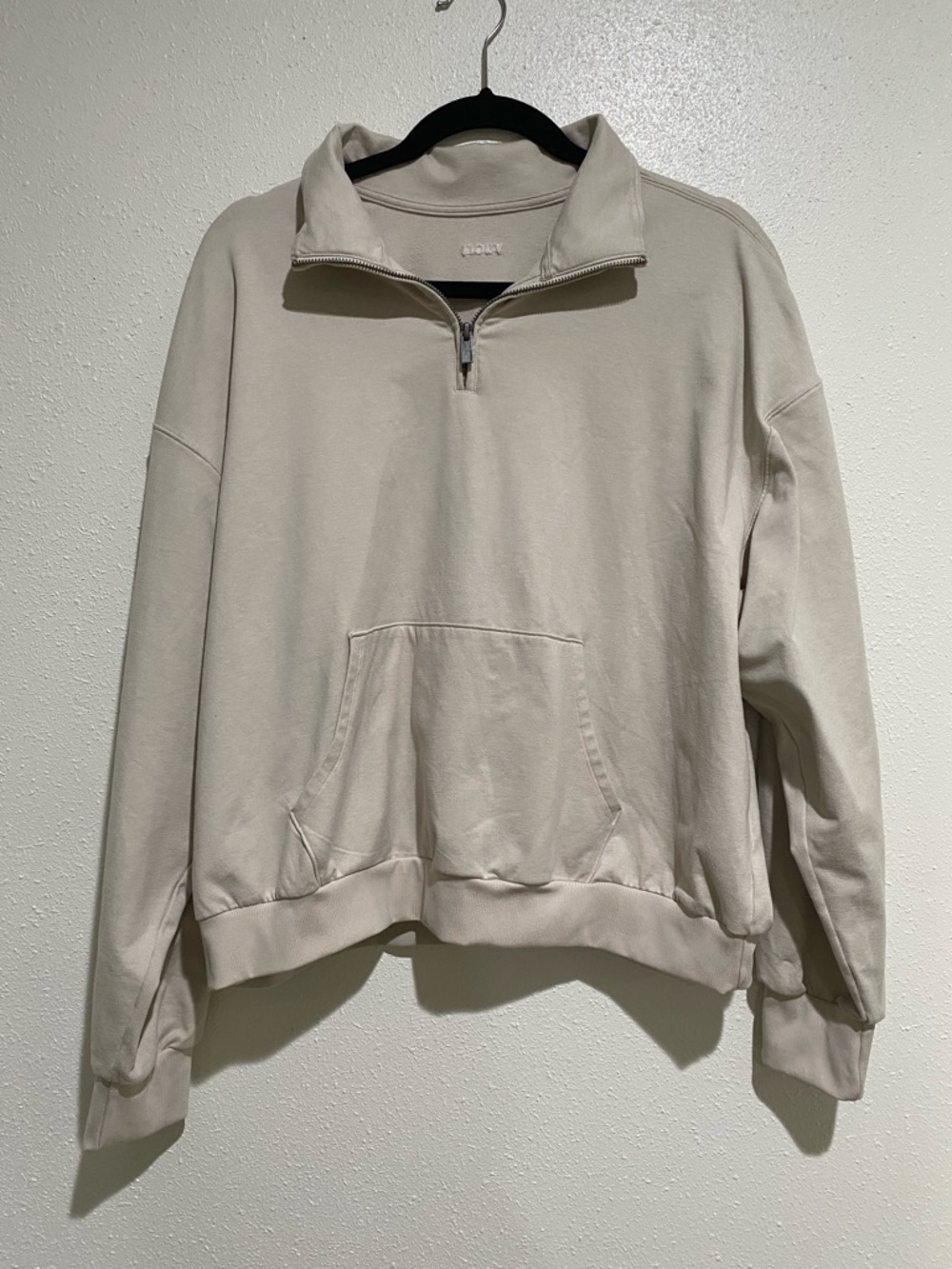 A-3 Vuori Sedona Rib Half Zip in Bone
